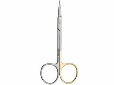 Surgical scissors, Thungsten Carbide (single side), 115 mm, straight