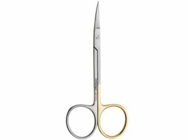 Surgical scissors, Thungsten Carbide (single side), 115 mm, curved