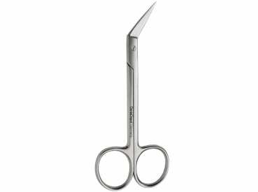 Surgical scissors, 115 mm, angulated