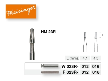 Carbide bur, HM 23R (Meisinger)
