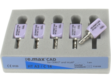 IPS e.max CAD Cer/inLab HT A3 C14 5ks