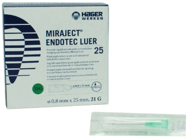 Miraject Endotec 0,8X25 Luer 25ks
