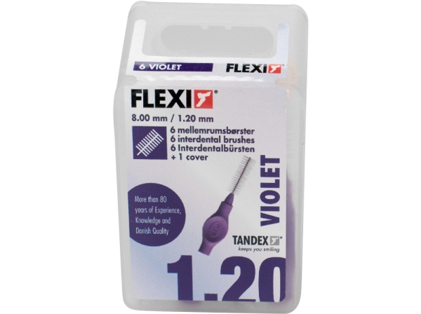 Interd.brush Flexi violet 1,9 6ks.