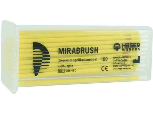 Mirabrush Regular žlutý/ostrý 100ks.