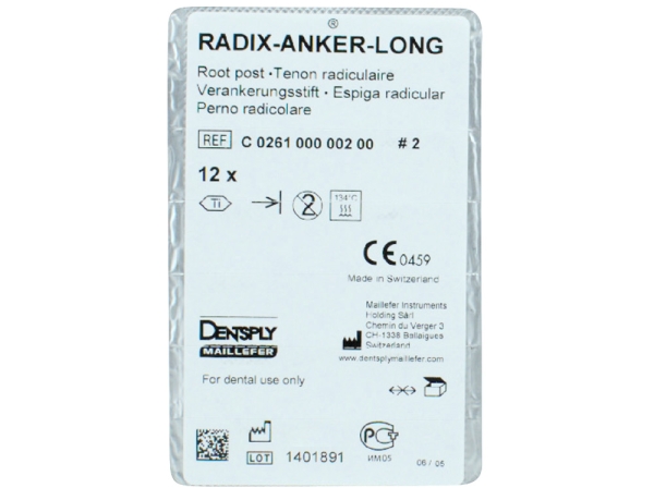 Radix Anchor Titanium long 261/2 Dtz