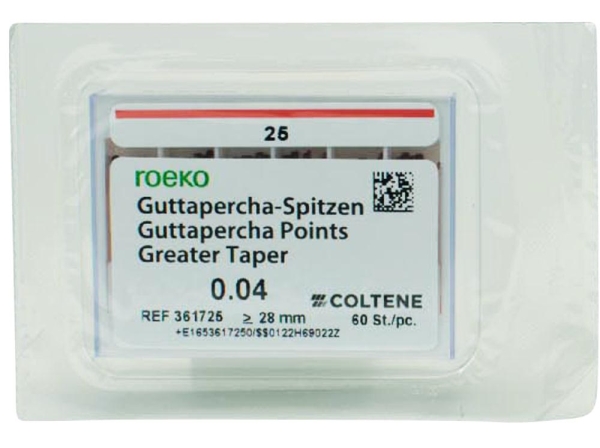 Guttaperchasp. Greater Taper 4/25 Pa