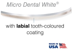 Nerezová ocel, povrchová vrstva v barvě zubů, Natural, OKROUHLÝ