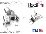 RealFit™ II snap - HČ, 3-násobná kombinace + palatinální zámek (zub 17, 16) Roth .022"